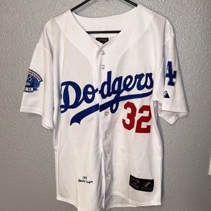 Vintage Majestic Cooperstown Collection La Dodgers Sandy Koufax Gr. M 1955 Patch '58 - Bild 1 von 19