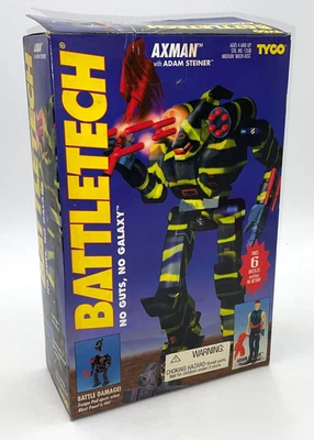 Tyco BattleTech Axman 1994 con Adam Steiner completo con caja e instrucciones Foto 1 de 4