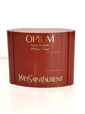 Barra de jabón perfumada vintage Yves Saint Laurent Opium 3,5 oz/100 g FUNDA DE JABÓN DE PLÁSTICO Foto 1 de 4