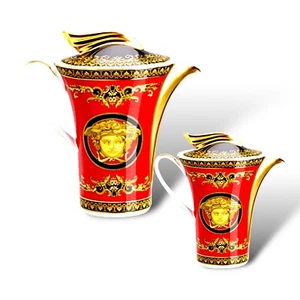 -23% Versace x2 Milchkännchen Medusa Red Ikarus Collection GEBRAUCHT UVP 670€ - Bild 1 von 14