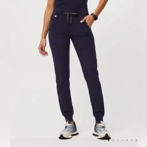 FIGS Zamora Jogger Scrub Pants Navy Blue Women XS - Picture 1 of 11