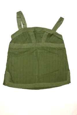 Nueva camiseta sin mangas High Sierra para mujer con correas tejidas color: verde cilantro Foto 1 de 4