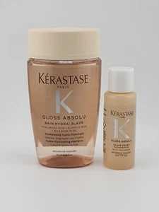 KERASTASE GLOSS ABSOLU Bain HYDRA-GLAZE 80ml / GLAZE DROPS 15 ml Reisegröße NEU - Bild 1 von 1