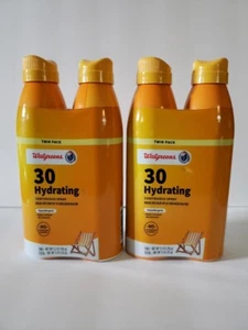 Lot Of Two Twin Pack Broad Spectrum SPF 30 Sunscreen EXP 01/2026 Water Resistant - Picture 1 of 3