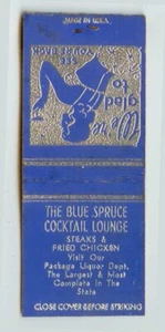 1940s Blue Spruce Cocktail Lounge restaurant matchbook Albuquerque New Mexico? - Picture 1 of 2