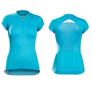 Bontrager Vella Women's Jersey Blue Small NWT Athletic - Picture 1 of 12