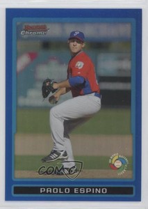 2009 Bowman Draft Blue Refractor /99 Paolo Espino #BDPW30