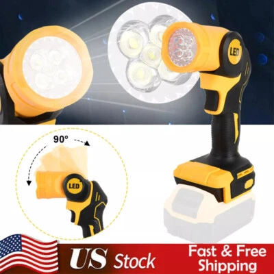 E-AUTOTECH Flashlight Camping Spotlight Cordless LED Work Light for 20V Max Battery US