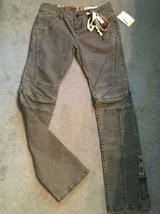 NWT $148 WOMEN'S FREE PEOPLE JEANS COTTON DENIM WASHED DISTRESSED BROWN 26 - Picture 1 of 6