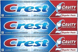 Crest Toothpaste Cavity Protection Regular (Pack of 3) - Picture 1 of 3