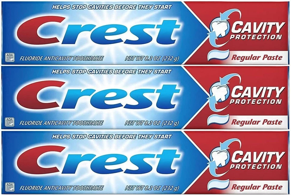Crest Toothpaste Cavity Protection Regular (Pack of 3) - Image 1 of 3