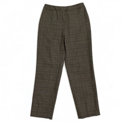 Piazza Sempione Brigitte Plaid Wool Cropped High Waisted Pants Italy Sz  IT 42 / - Image 1 of 4
