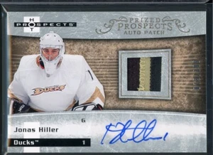 2007-08 Fleer Hot Prospects RC Autographs Patch #246 Jonas Hiller 078/399 - Picture 1 of 2
