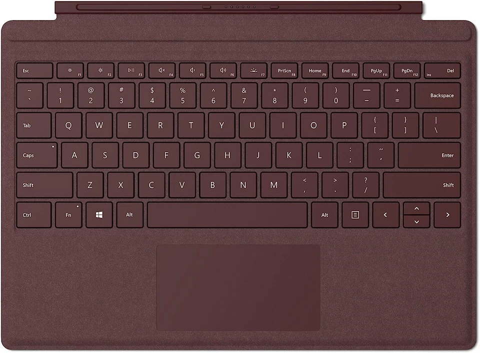 Type Cover Keyboard for Surface Pro 7,6,5,4,3 - Burgundy - Signature Alcantara - Image 1 of 1