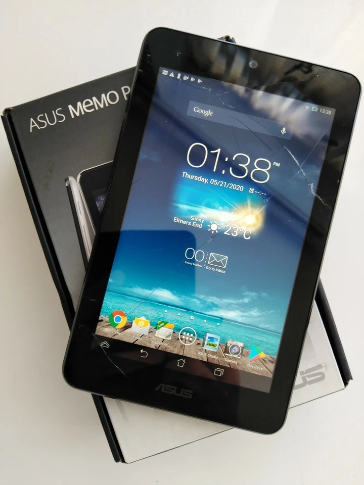 Asus Memo Pad HD7 Android Tablet 16GB K00B (ME173X) Wifi Black and Dark Blue - Image 1 of 4