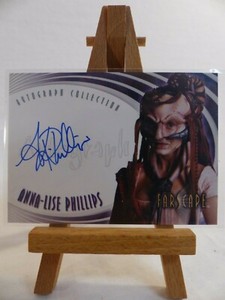 Farscape Through the Wormhole Autograph A64 Anna-Lise Phillips as Young Nilaam