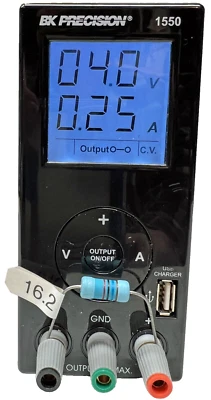 BK PRECISION 1550 1-36V, fonte de alimentação de bancada DC de comutação com saída de carregador USB - Imagem 1 de 4