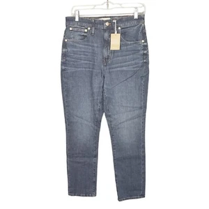 Madewell The High Rise schmale Boyjean-Damenjeans Größe W 27 | Neu mit Etikett 110 $ - Bild 1 von 11