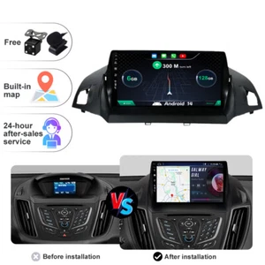 6+128GB Carplay Android Auto Autoradio Per Ford Kuga Escape 2013-2016 GPS BT RDS - Foto 1 di 13