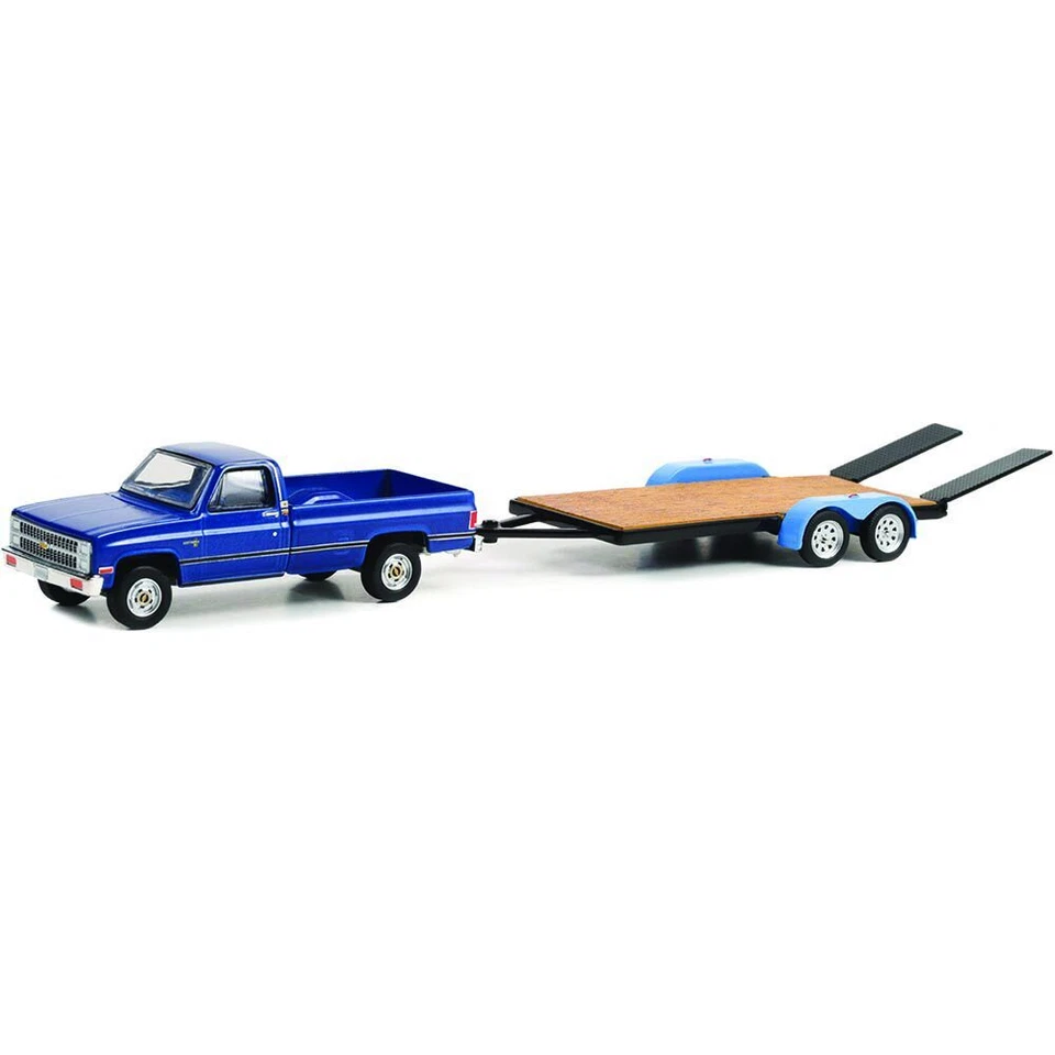 Greenlight 1/64 Scale 32270-A - 1968 Chevrolet C-10 Truck & Tandem Trailer Gulf