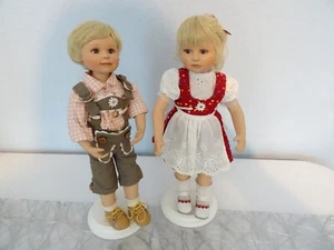 Bruder und Schwester Künstler Puppe Gabriele Müller - Bild 1 von 7