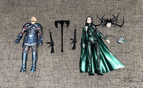 Marvel Legends SKURGE HELA action figure 2-pack Thor Ragnarok Incomplete Cover
