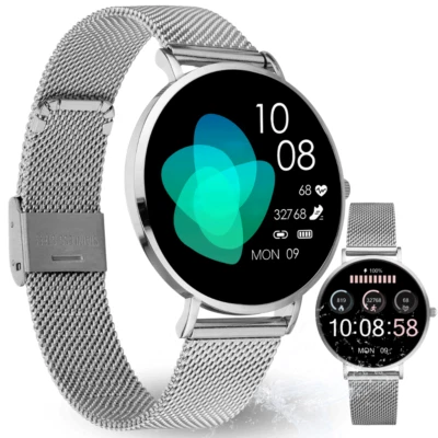 XCOAST Smartwatch SIONA 2 Nano Silver - Damen, ultra klein und dünn, 6 Tage Akku