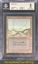 MTG Limited Edition Alpha 1993 Swamp (A) BGS 8.0Q++ NM/MT Old School 93/94