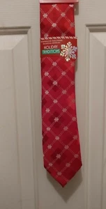 HALLMARK HOLIDAY TRADITION MENS RED TIE - Picture 1 of 4