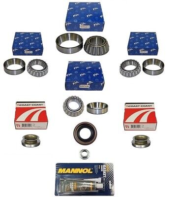 Front Differential Bearing Master Repair Kit Dana30 Axle For Jeep Cherokee 84-99 • 125.07€