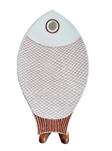 Trivet de cerámica para peces Arabia Finlandia * - Imagen 1 de 8