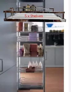 Pull Out Pantry, Soft Close, 300mm Cupboard - 1580mm-2000mm H. SHIPPING AVAIL - Picture 1 of 4