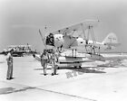 Navy N3N Trainer Aircraft Corpus Christi Texas 1942 8x10 Photo