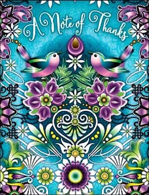 LEANIN TREE A Note of Thanks #35629~Pack of 8 Notecards~Colorful Inside - Image 1 of 2