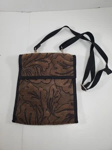 Danny K Crossbody Handbag Women Velvet Organizer Purse Shoulder Bag Made in USA - Picture 1 of 12