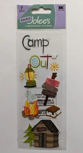 Jolee's Camp Out Kabine Camping Feuer S'mores Sammelalbum Aufkleber - Bild 1 von 2