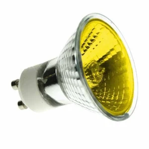 Halogenstrahler 240V 50W PAR16 GU10 gelb - Bild 1 von 2