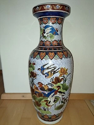 Vase, Ming-Dynastie, handbemalt (kein antikes Original) - Bild 1 von 2