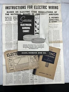 VINTAGE 1930er SEARS ROEBUCK & Montgomery Ward DRAHTUNGSPLANER Werbung 5/1 - Bild 1 von 12