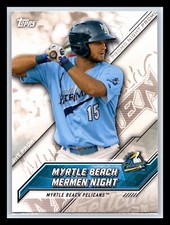 Tim Tebow Rookie - Myrtle Beach Mermen Night - 2017 Topps Pro Debut - #PN-MMN