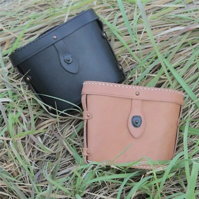 Replica US WW2 Military Binoculars LEATHER CASE CARRYING M17 6X30 M3 Handmade - Image 1 of 4