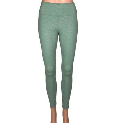 Nike Dri-Fit Check Logo Icon Mint Sage Green Pull-On Athletic Leggings Size S - Image 1 of 4