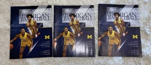 2018-2019 Michigan Wolverines Basketball Program Jordan Poole Deja Church Lot 3 - Picture 1 of 7
