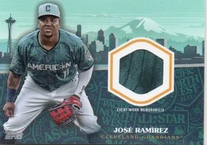 2023 TOPPS BASEBALL UPDATE JOSE RAMIREZ ALL-STAR STITCHES RELIC CARD - Bild 1 von 2