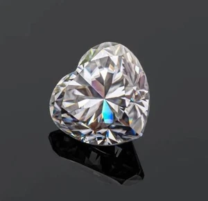 IGI Certified 1.00CT VS1/F-G Genuine Heart Cut Lab Grown CVD Loose Diamond - Picture 1 of 6