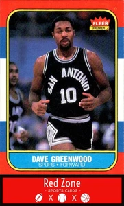 1986-87 Fleer - #41 Dave Greenwood NM Set Break. - Picture 1 of 2