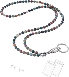 Lanyard for Women, Beaded Lanyards for ID Badges Holder Teacher Lanyard Holder K - Picture 1 of 7