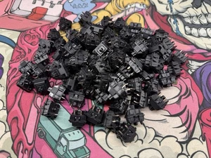 90x Mx Blacks Hyperglides Linear Switches For Mechanical Keyboards - Picture 1 of 1