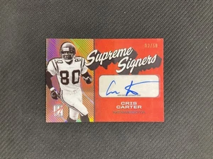 2024 Topps Signature Class #SS-CC Cris Carter Auto Orange Refractor /50 Vikings - Picture 1 of 2