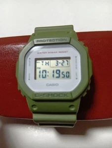CASIO G SHOCK Military Khaki Green Digital Watch Rugged Style Japan - Picture 1 of 8